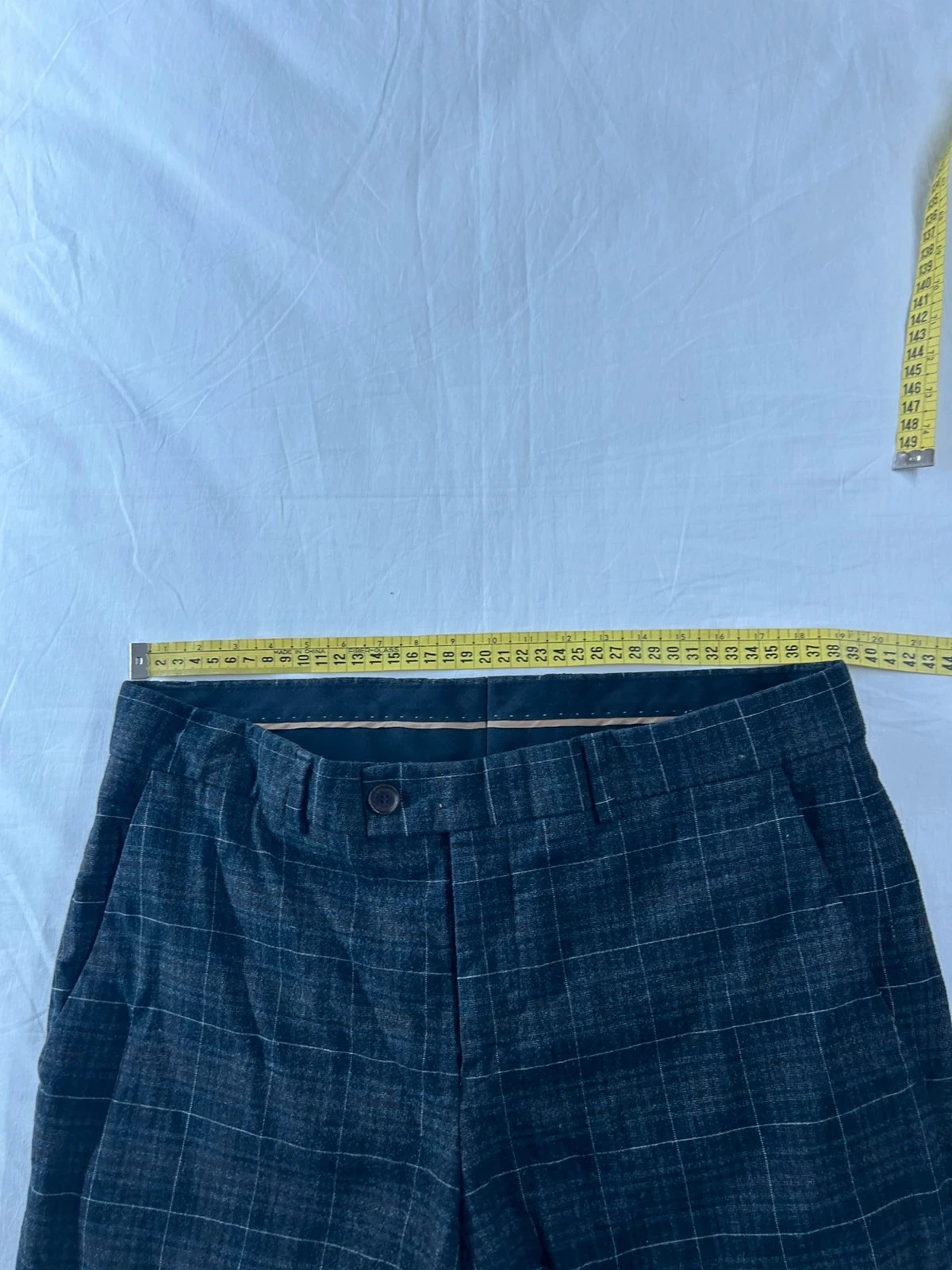 Calça Chino xadrez Devred slim fit – photo 8